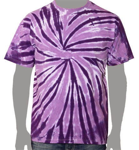Purple Custom Tie-dye T-shirt
