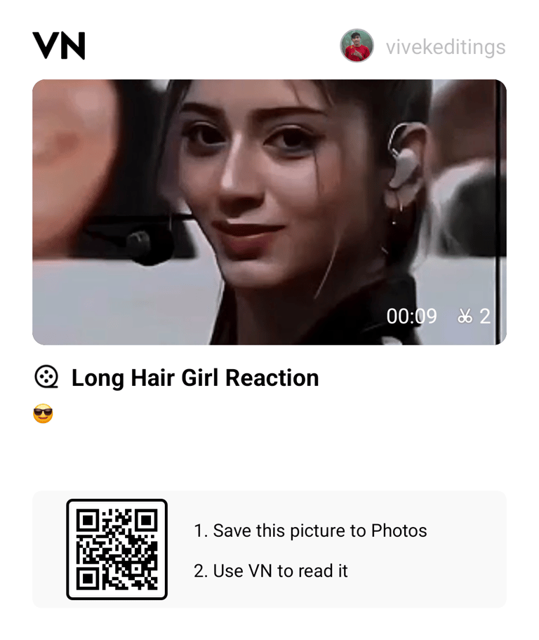 LONG HAIR GIRL REACTION Template Code