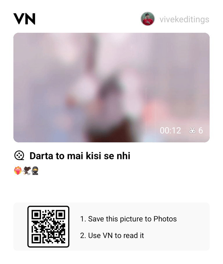 DARTE TO HUM KISI SE NHI VN Template Code