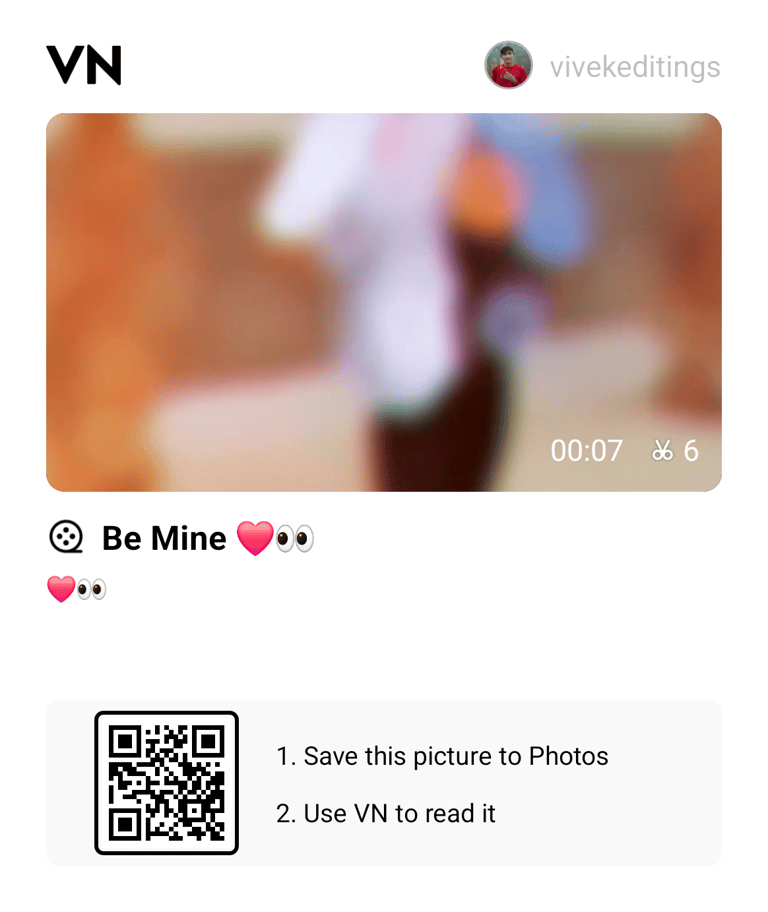 BE MINE VN Template Code