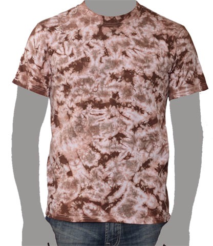 Brown Tie-dye T-shirt
