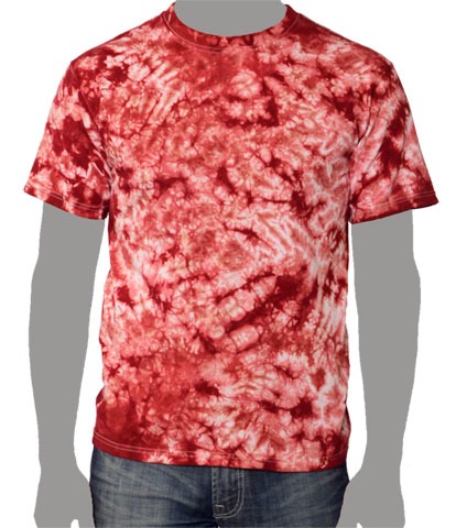 Crimson Tie-dye T-shirt