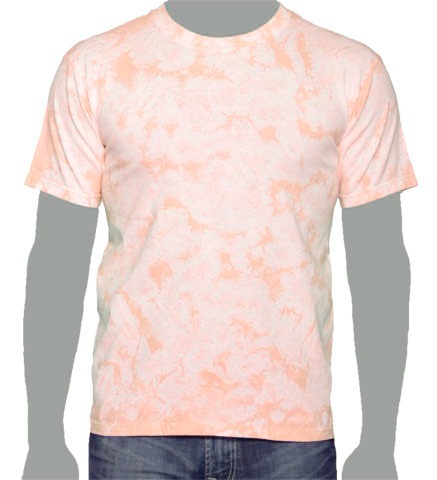 Peach Tie-dye T-shirt