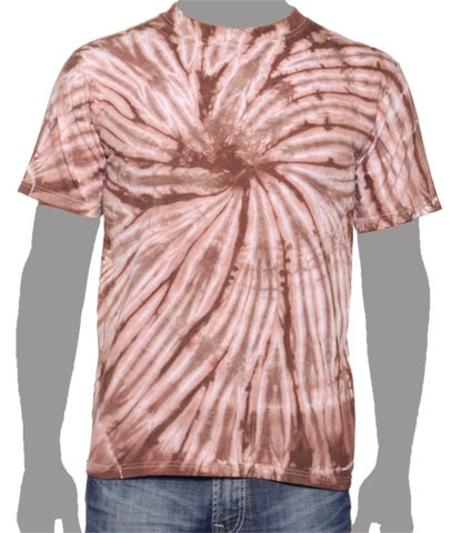 Brown Tie-dye T-shirt