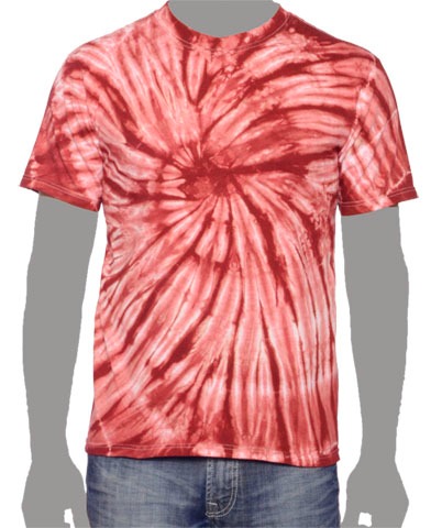 Crimson Tie-dye T-shirt