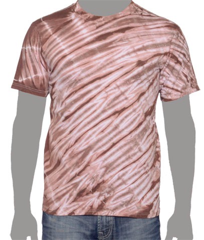 Brown Tie-dye T-shirt