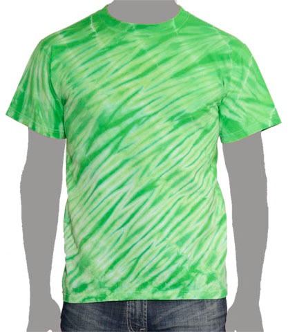 Lime Tie-dye t-shirt, green tie-dye t-shirt, neon green tie-dye t-shirt