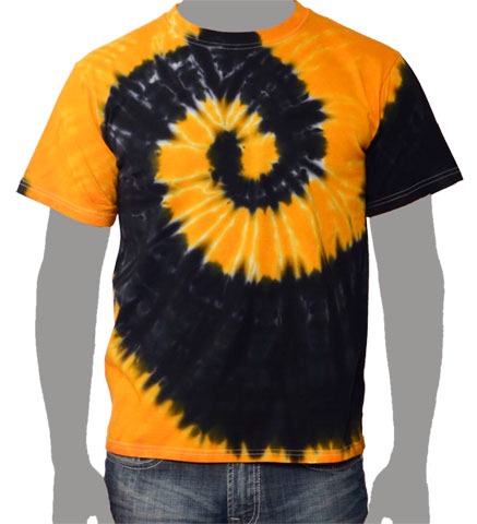 Black Gold Custom Tie-dye T-shirt