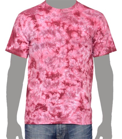Maroon Tie-dye T-shirt