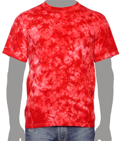 Red Tie-dye T-shirt