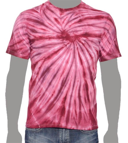 Maroon Tie-dye T-shirt