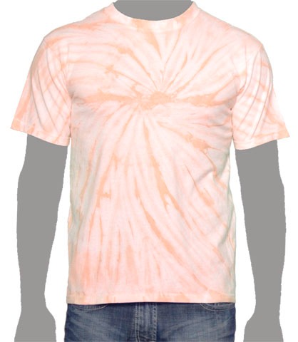 Peach Tie-dye T-shirt