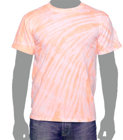 Peach Tie-dye T-shirt