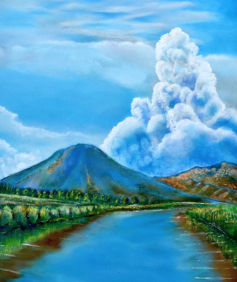 One Peak by New Mexico Artist John Dick-Peddie