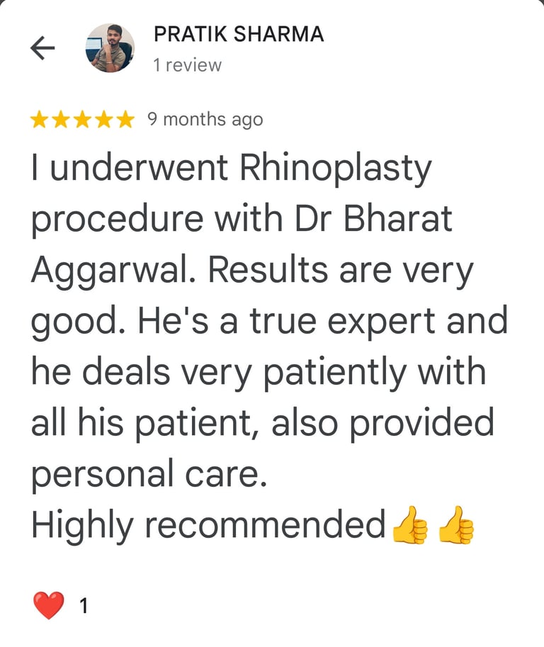 Best plastic surgeon in Udaipur Dr. Bharat Agarwal reviewing patient for rhinoplasty aesthetic procedure