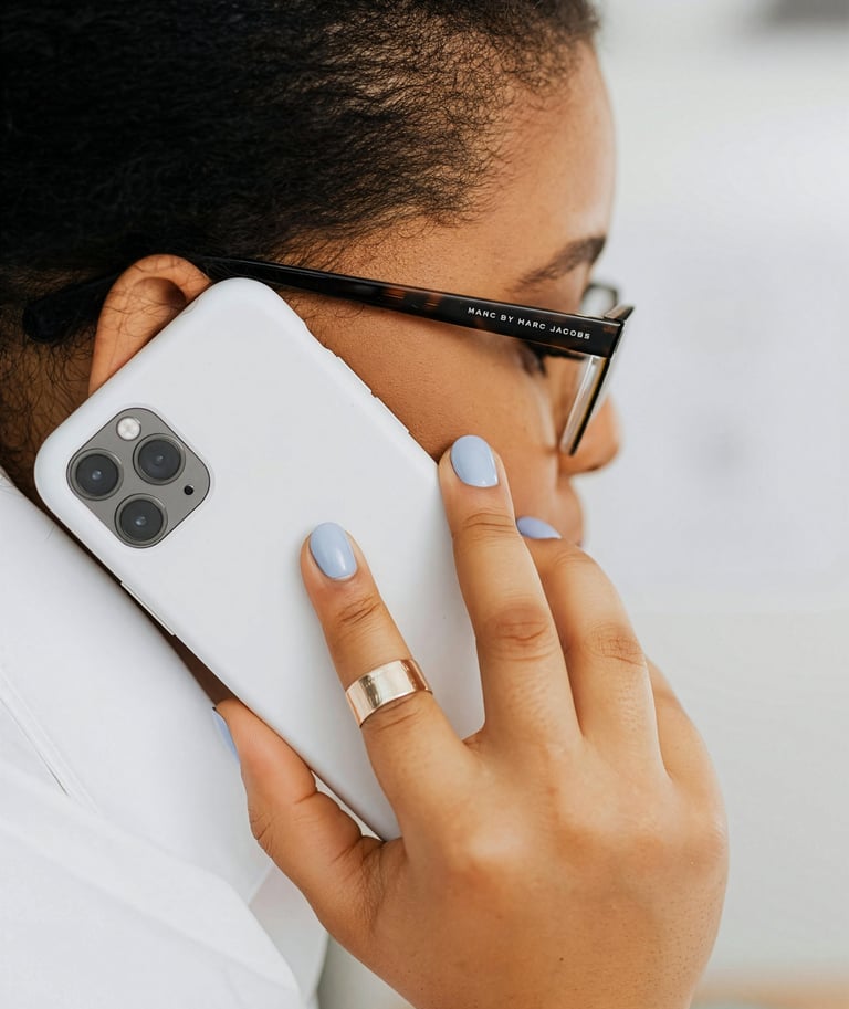 femme au téléphone