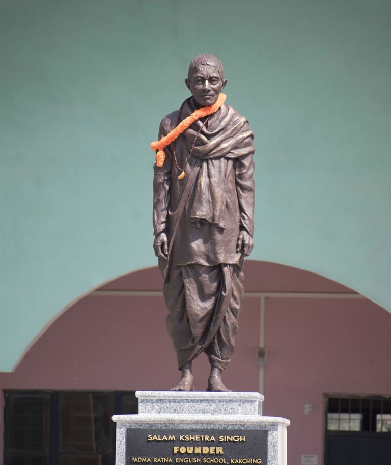 Founder statue