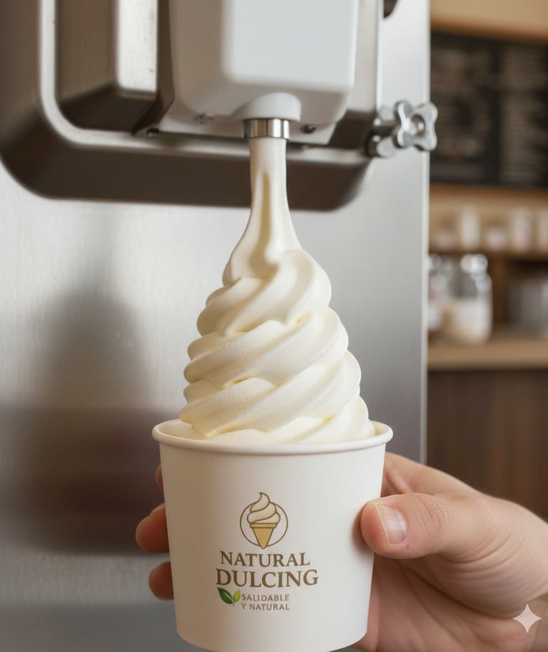 a person holding a cupcake in a cup