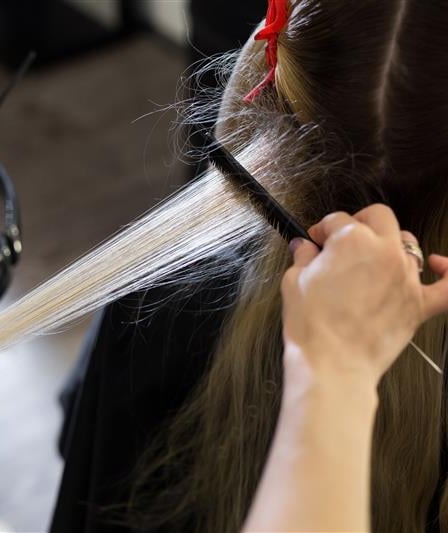 Ladies - Bleach & Toner After lifting, we apply a custom toner to achieve the perfect shade—whether