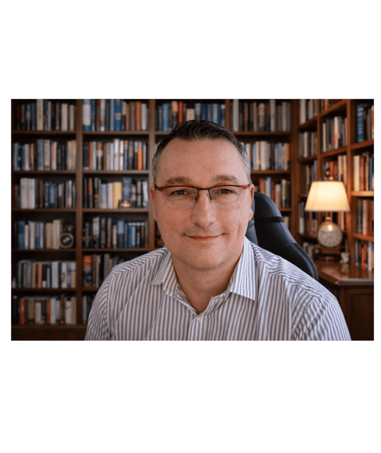 Mark Kristić, life coach and author of The Blueprint of Becoming, portrait photo.”