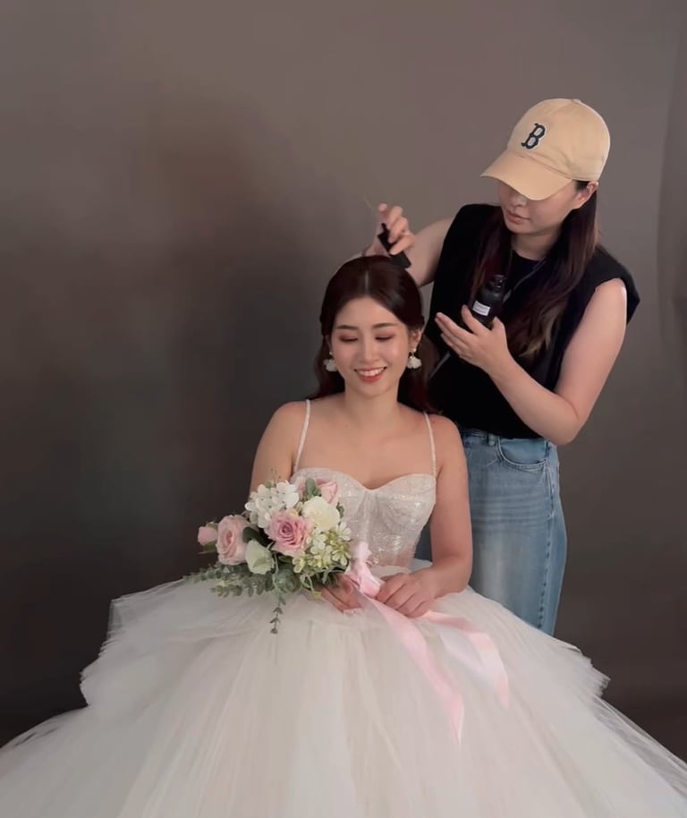 香港婚禮新娘化妝師跟妝