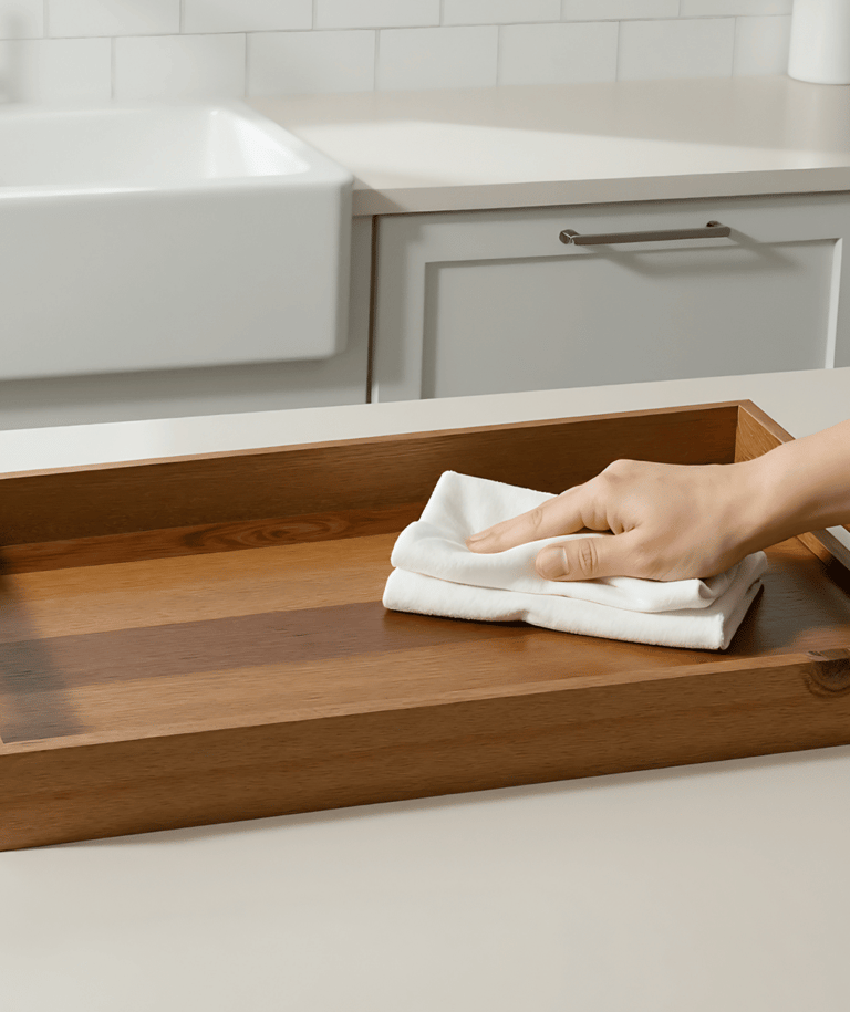 Snazzora serving tray product care instructions