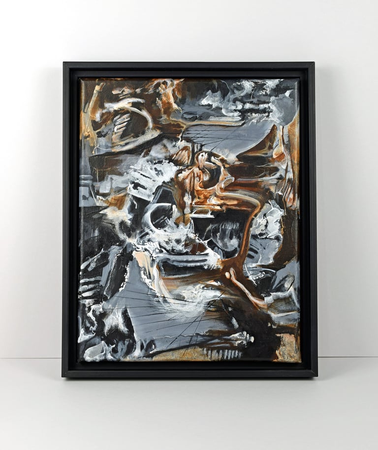 original abstract acrylic painting by Eric Stiles