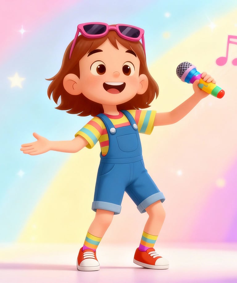 Leleca cantando