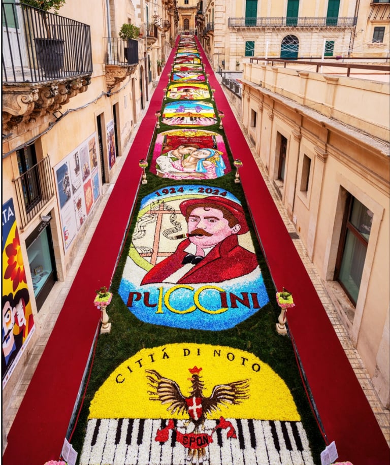 Infiorata della città di Noto.