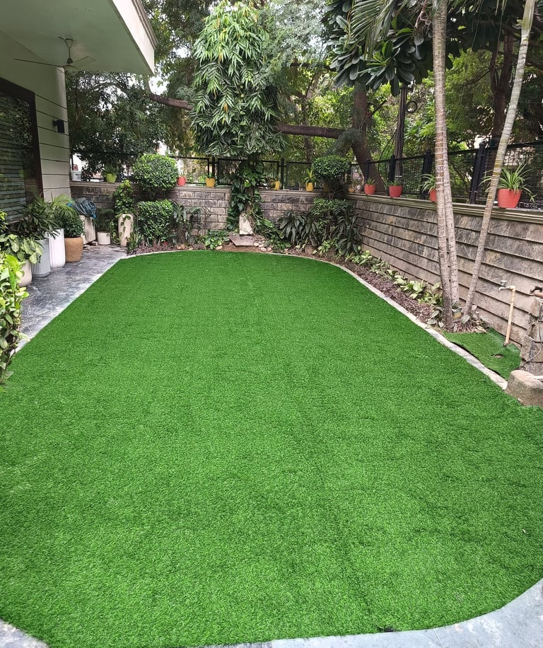 Artificial Grass After Installation Image