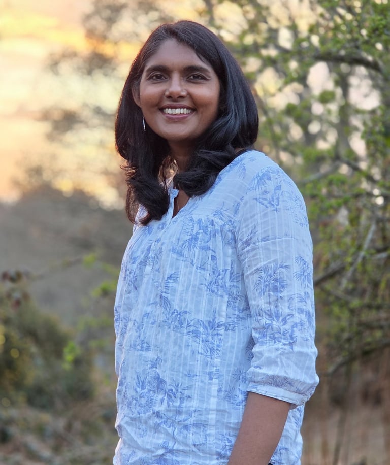 Portrait of Charmari Downing, UK-based therapist