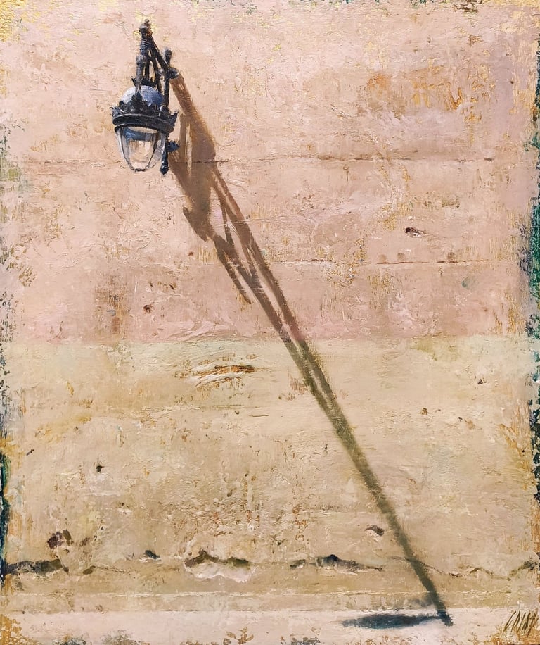 STREETLAMP SHADOW 55 X 46 CMS.