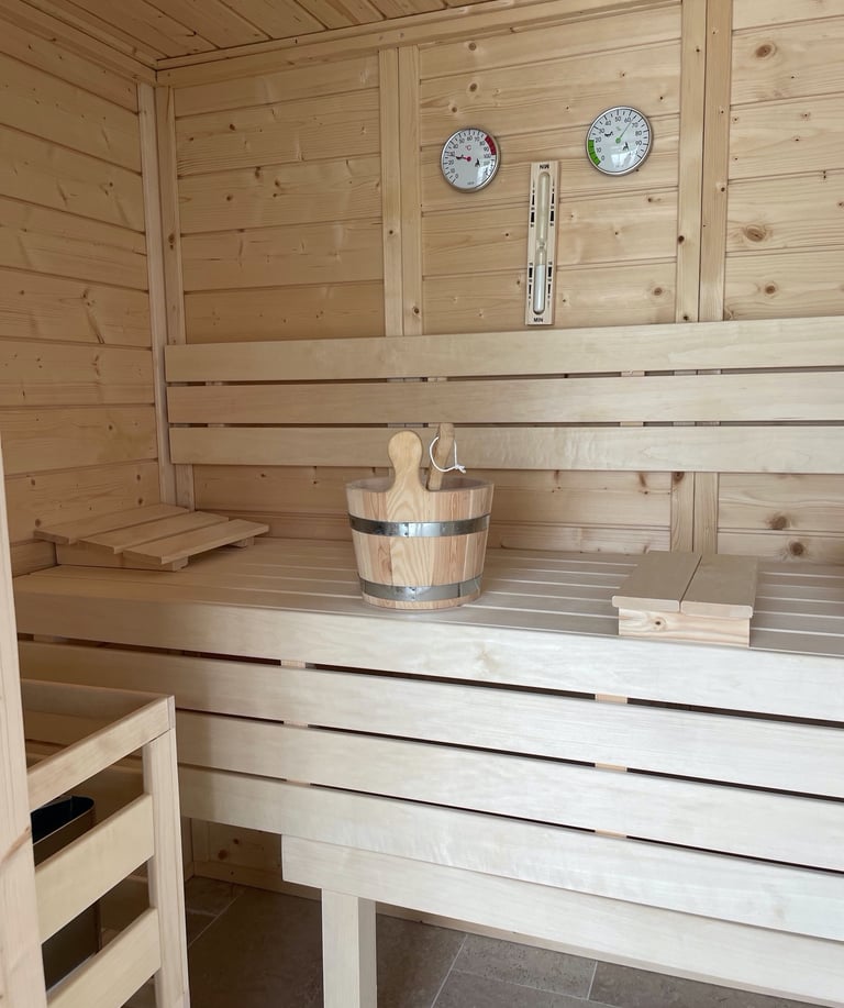 Sauna du gîte 