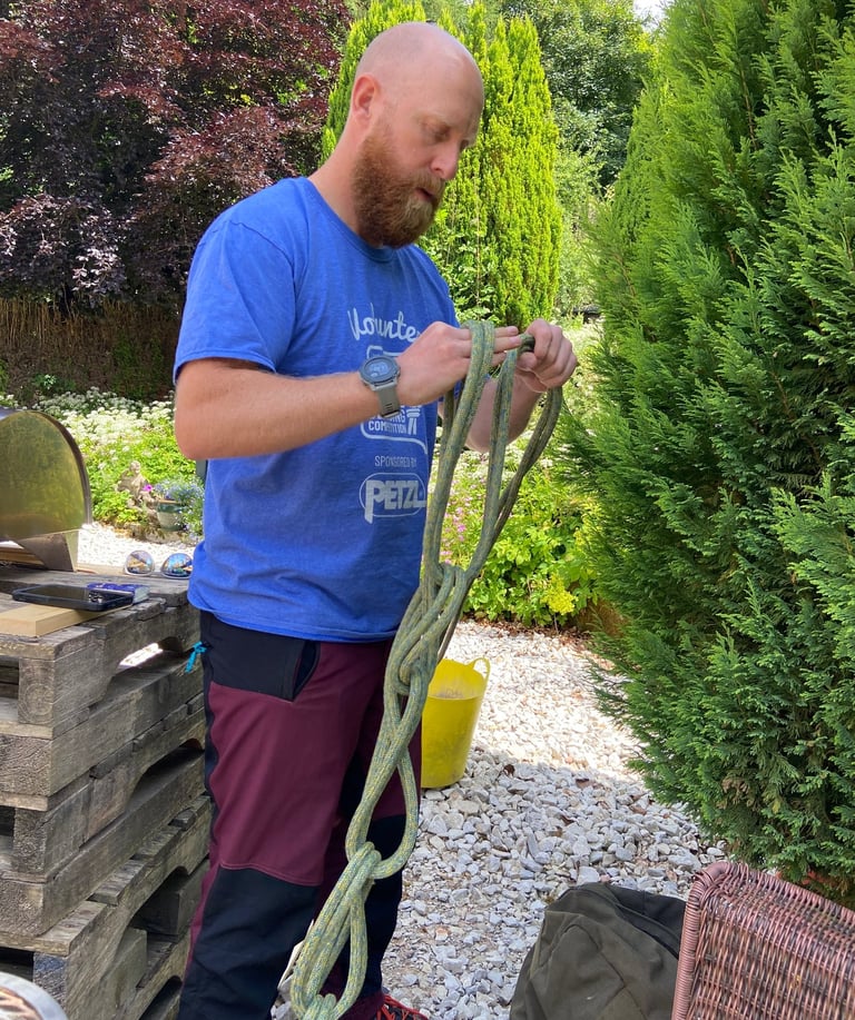 LOLER examination Joel checking rope