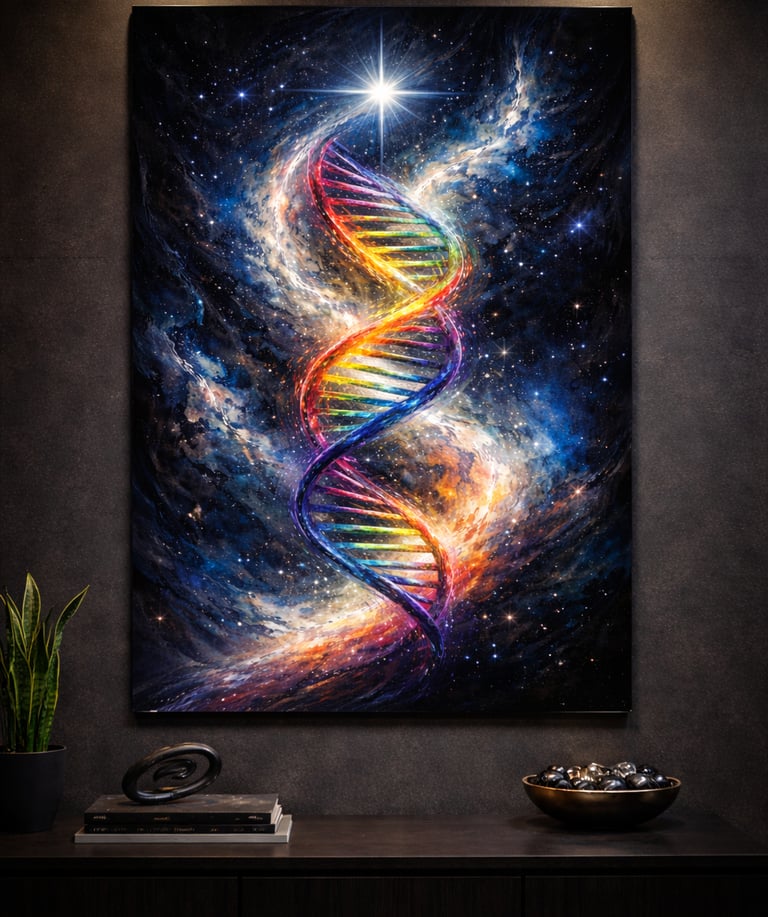 Celestial DNA Mockup Image