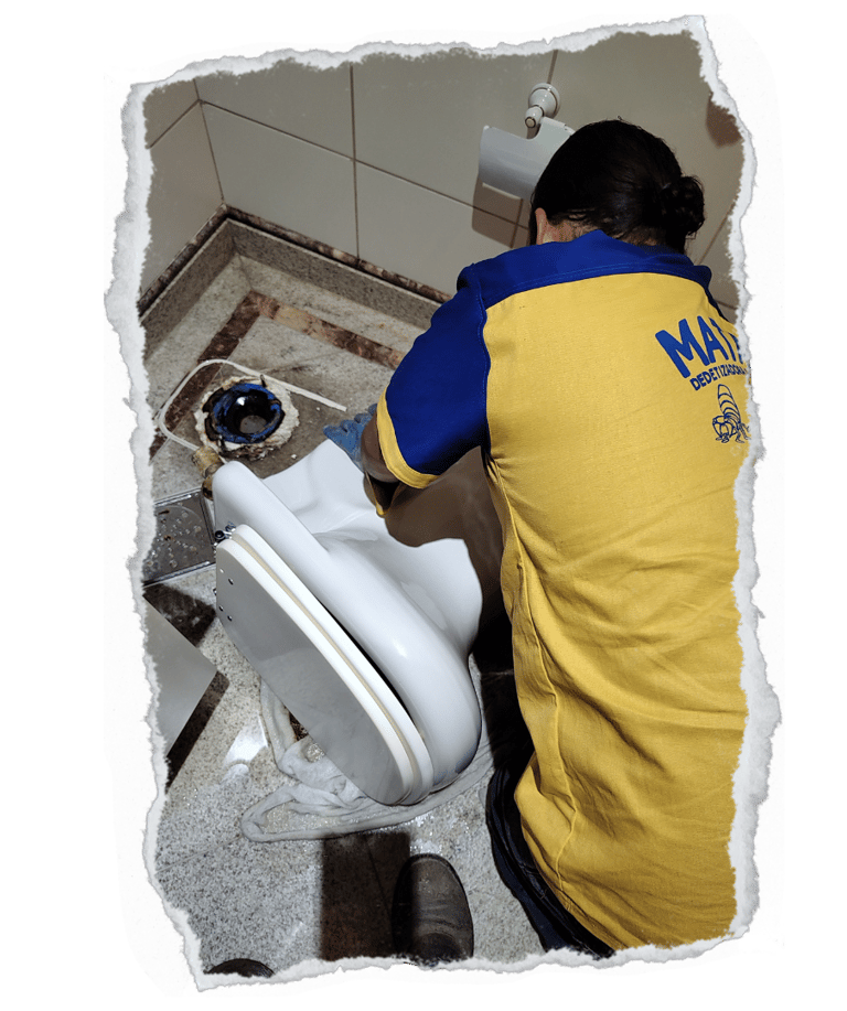 Desentupimento de vaso 