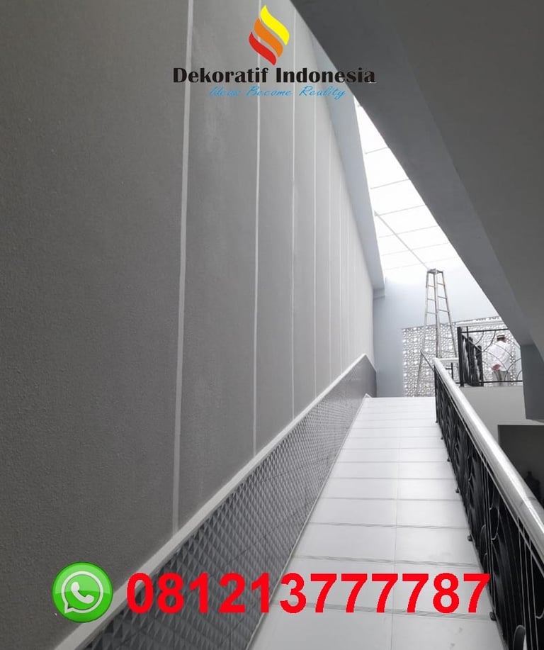 Jasa Cat tekstur Dinding Gedung