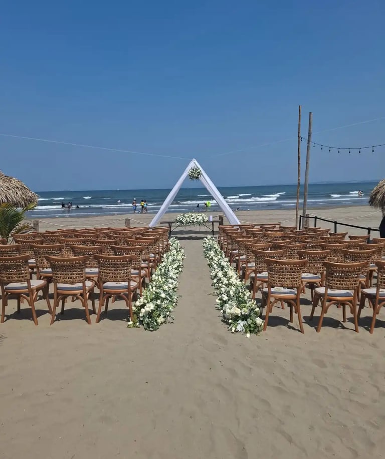 Escenario de boda destino en Veracruz con Spazio Eventos de Xalapa