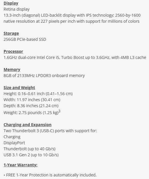 MacBook Air Retina 13"