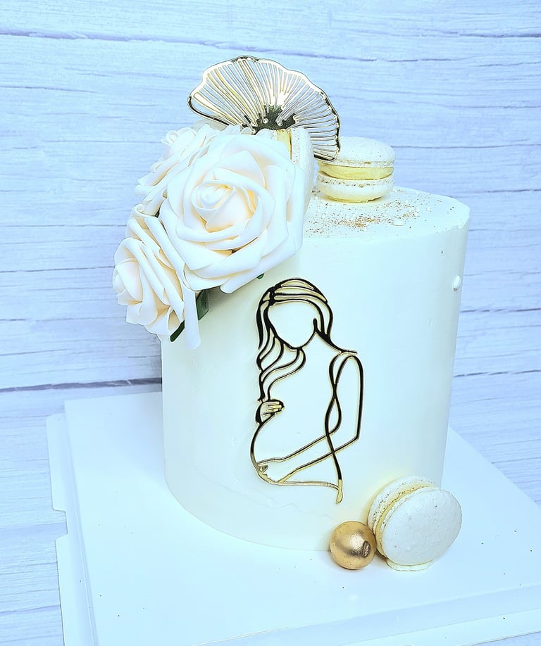 Layer cake, gâteau personnalisé pour baby shower à Grenoble