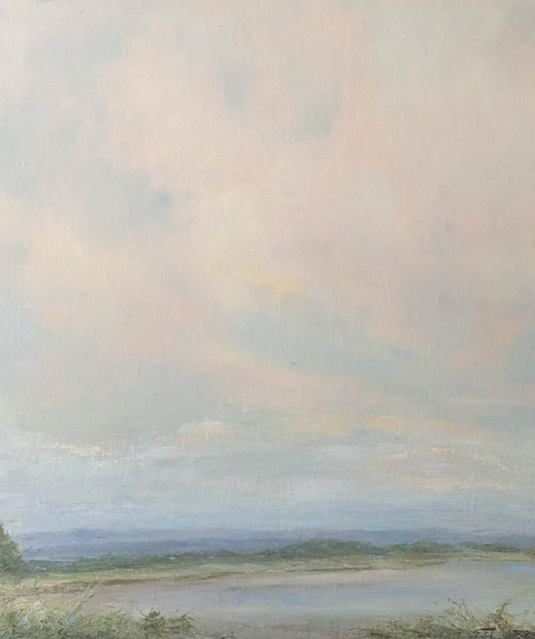 SOARING ON SUMMER'S BREEZE - Painting by Mary Kersell