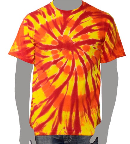 Fire Tie-dye T-shirt 