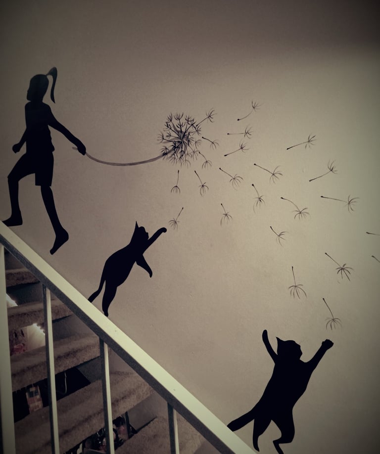 Dandelion Mural, Orange County CA