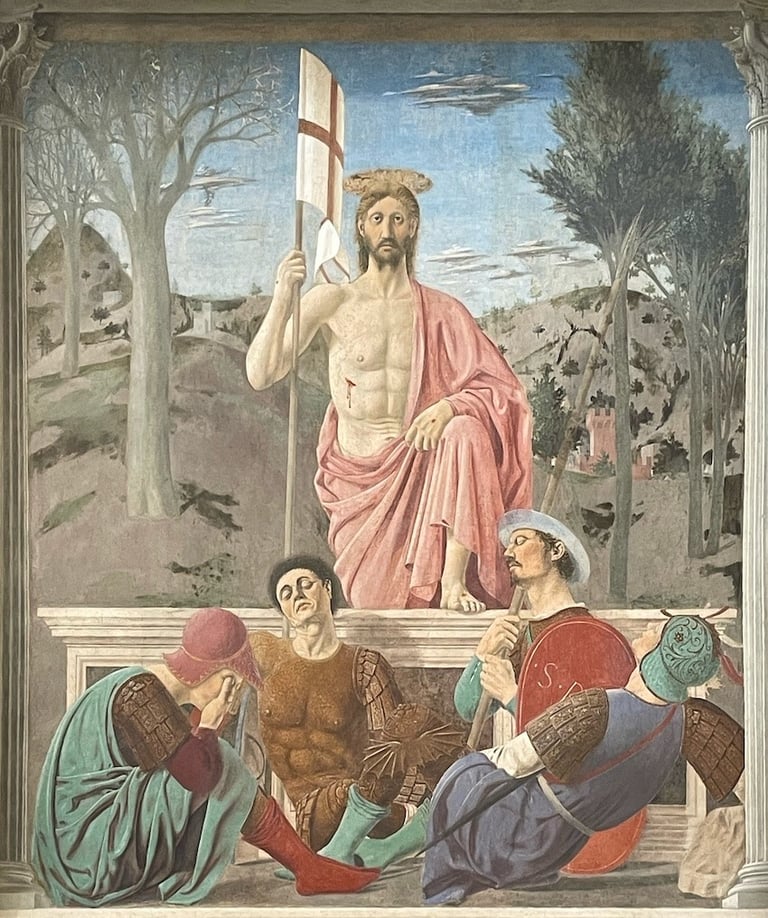 The Resurrection, Piero della Francesca, c. 1460s, Museo Civico, Sansepolcro