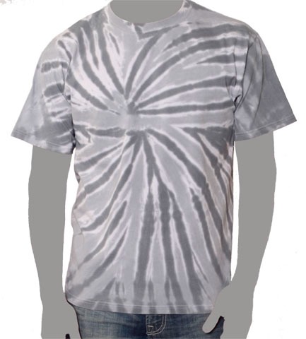 Grey Custom Tie-dye T-shirt