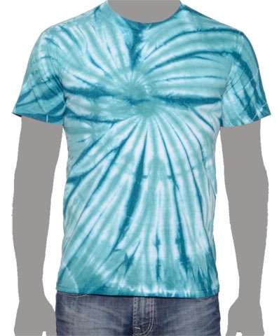 Teal Tie-dye T-shirt