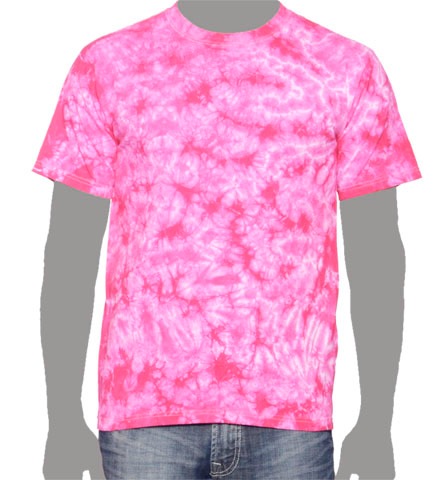 Hot Pink Tie-dye T-shirt