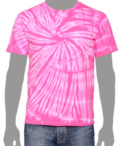 Hot Pink Tie-dye T-shirt