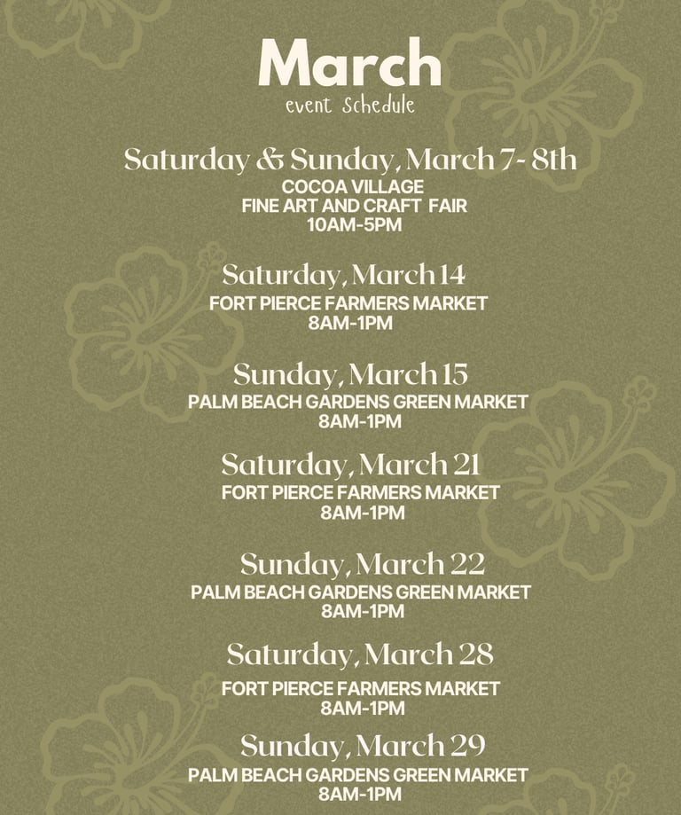 Puka Maui Market Schedule 
