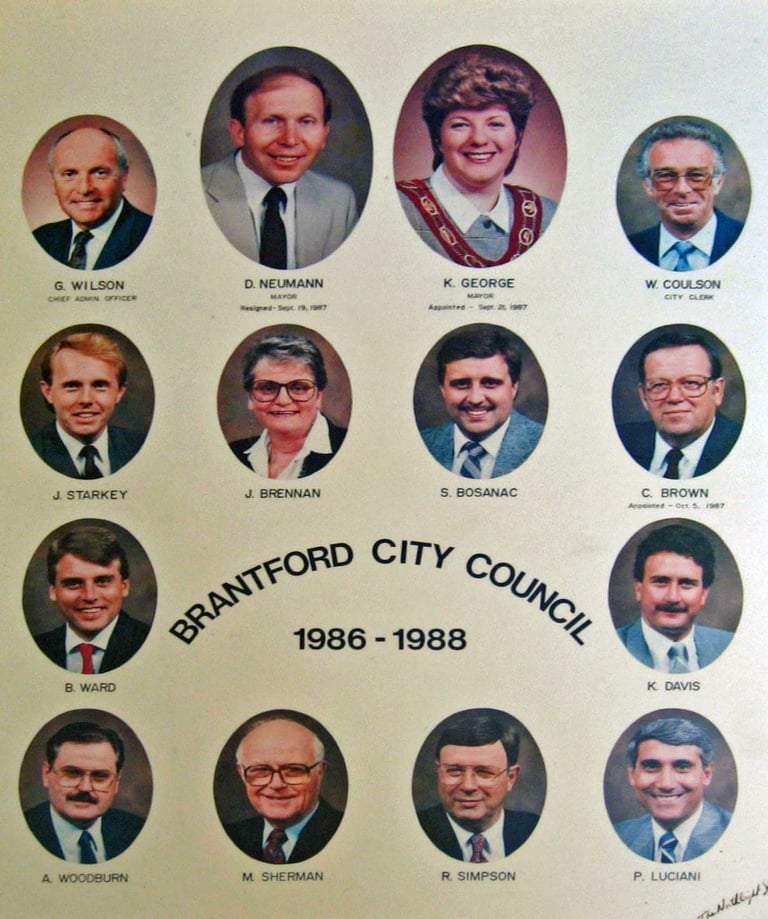 City Council 1986 - 1988